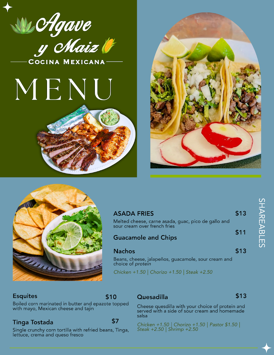 Agave y Maiz Photo Menu 1