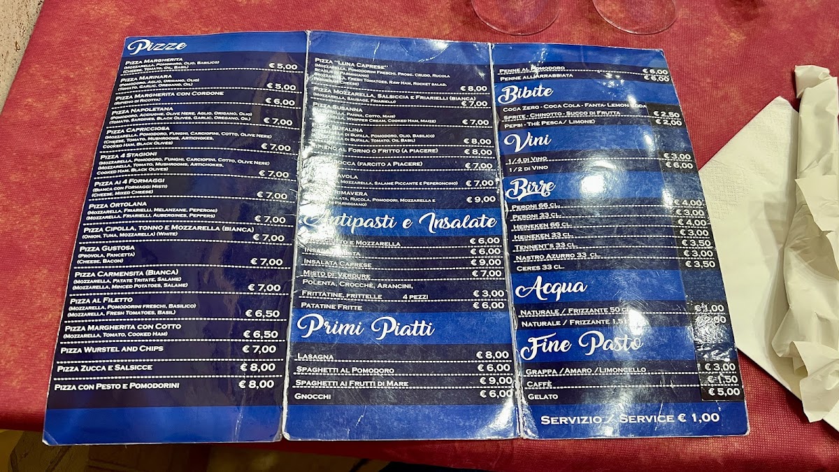 Pizzeria Luna Caprese Photo Menu 6