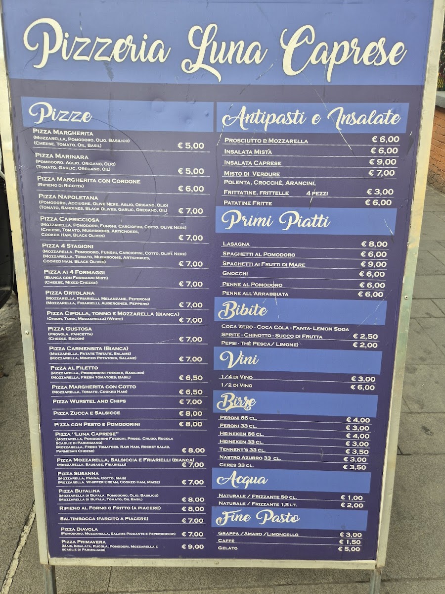 Pizzeria Luna Caprese Photo Menu 8