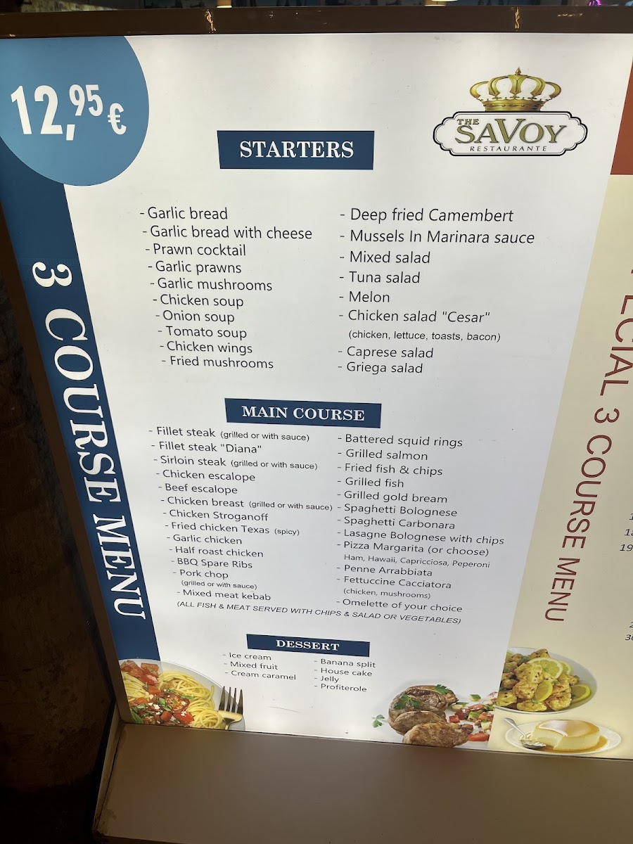 The Savoy Photo Menu 4