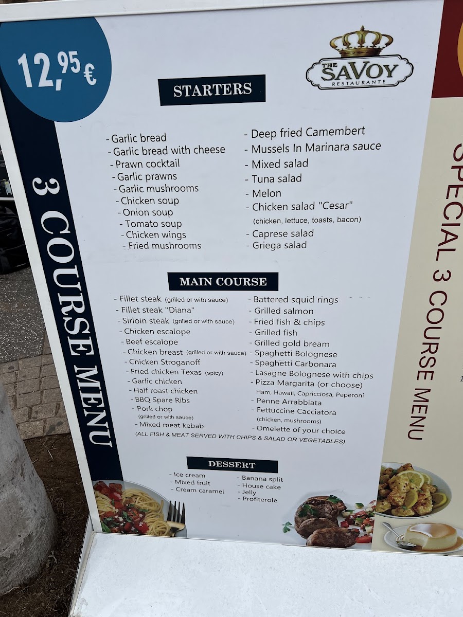 The Savoy Photo Menu 8