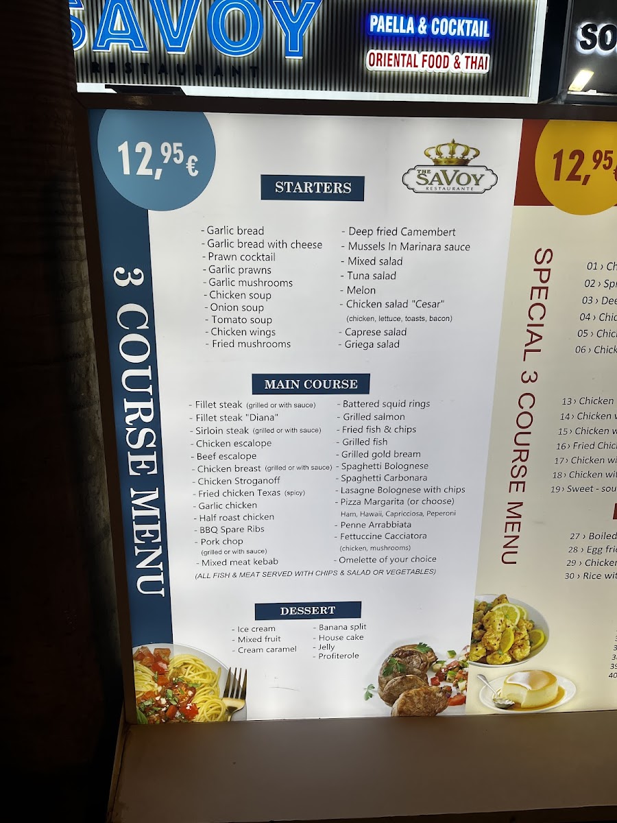 The Savoy Photo Menu 9