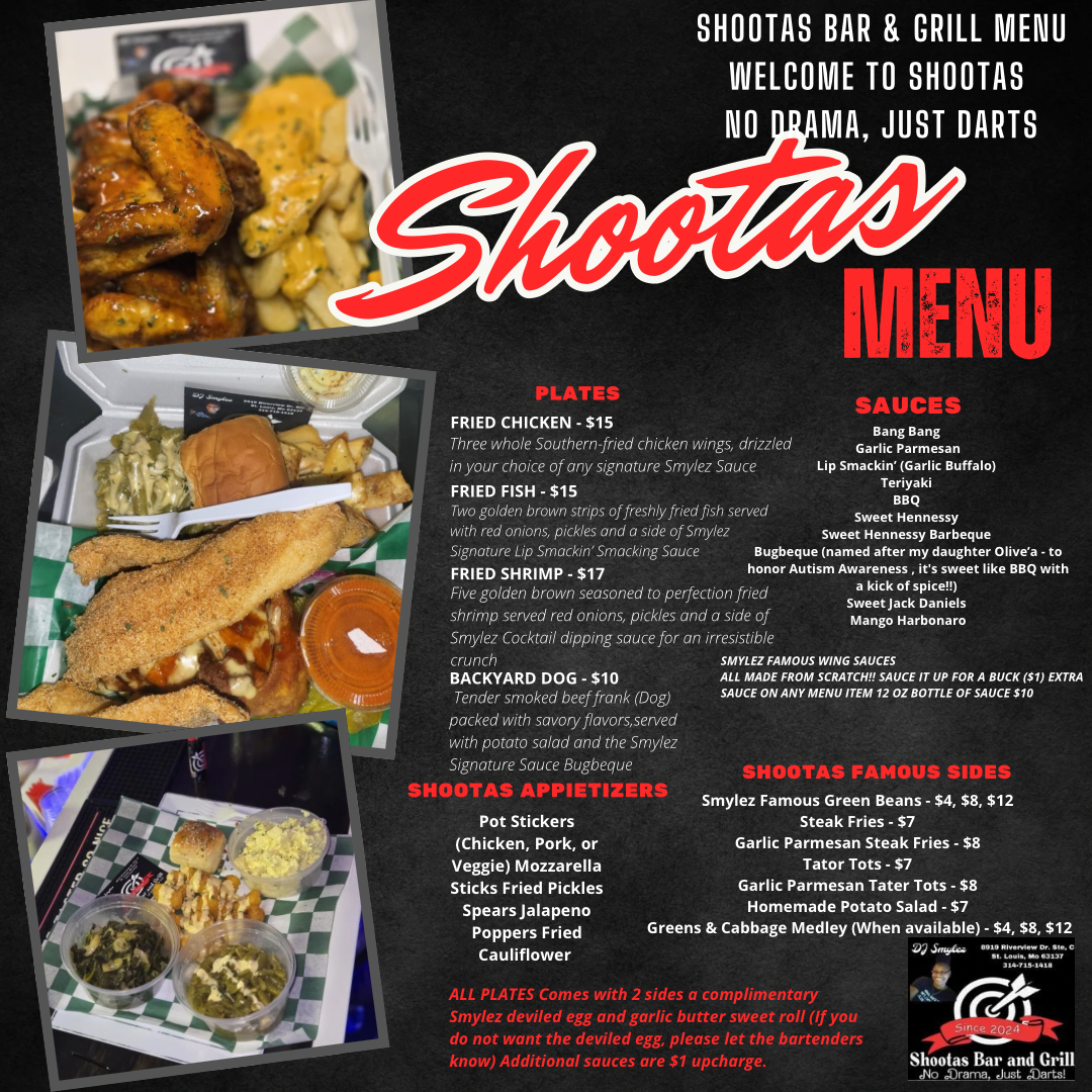 SHOOTAS BAR AND GRILL Photo Menu 1