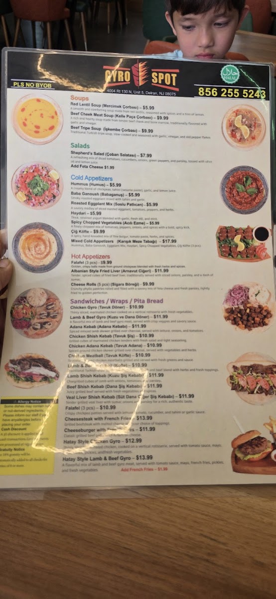 Gyro Spot Photo Menu 4