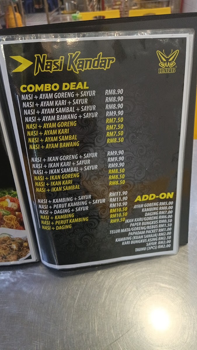 Restoran Habib (Permas) Photo Menu 6