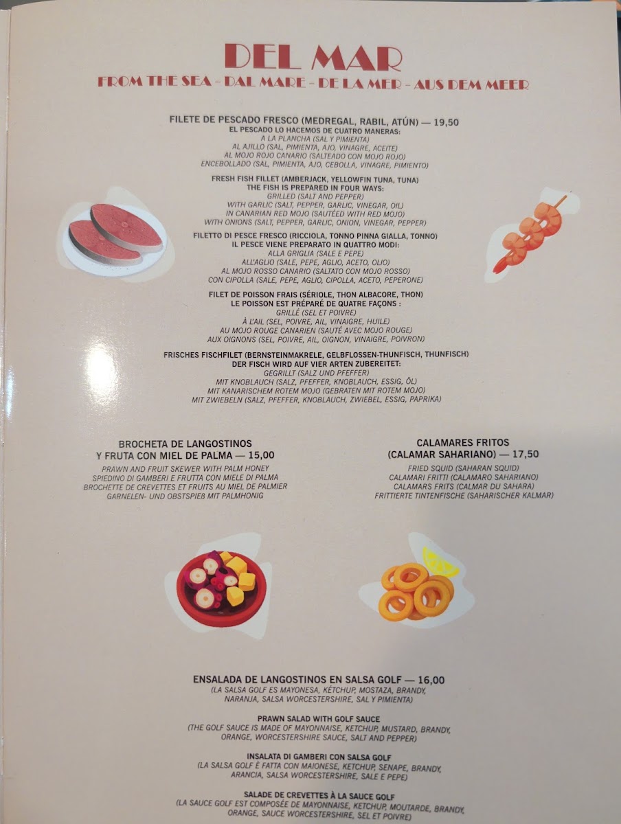 Tierra Canaria - Local Food Experience. Photo Menu 1