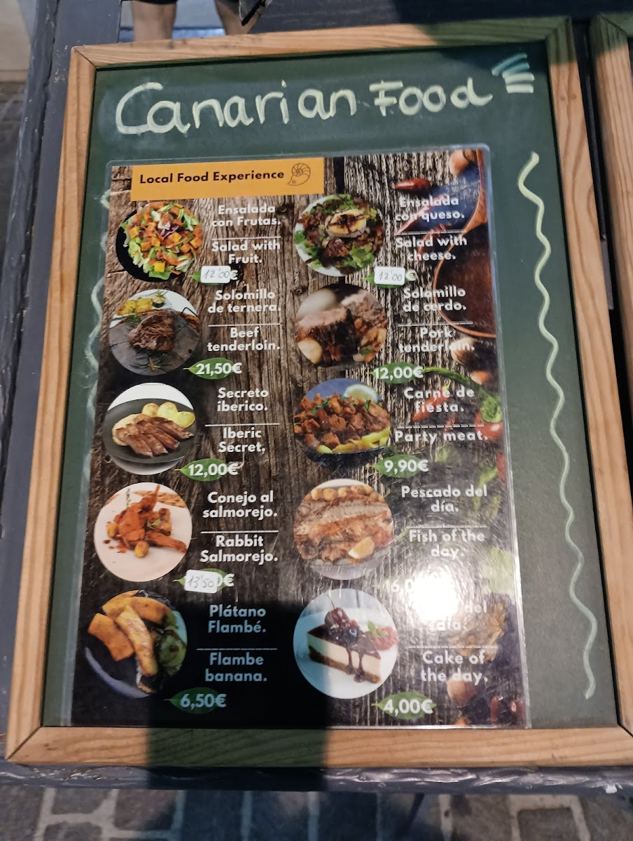 Tierra Canaria - Local Food Experience. Photo Menu 9