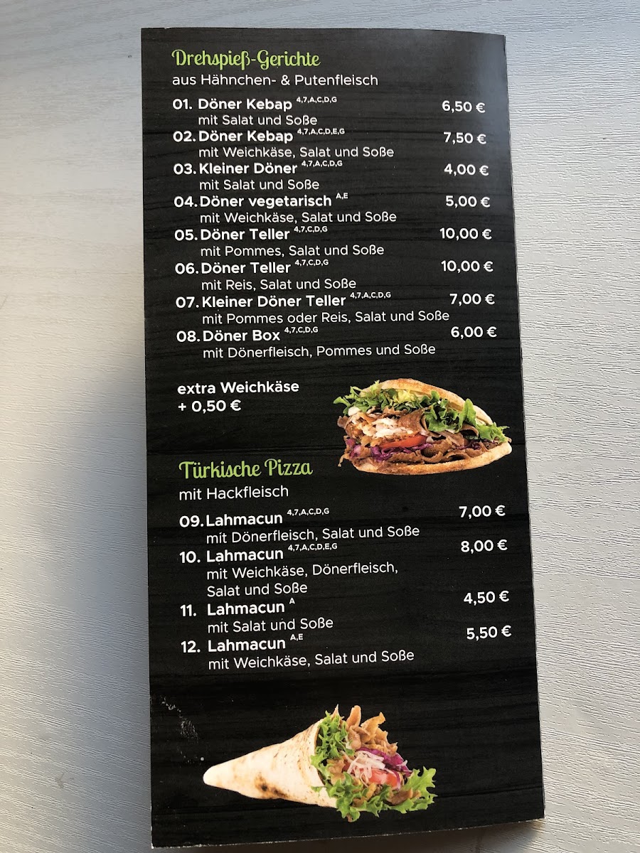 Hammelbacher Döner & Pizzahaus Photo Menu 2