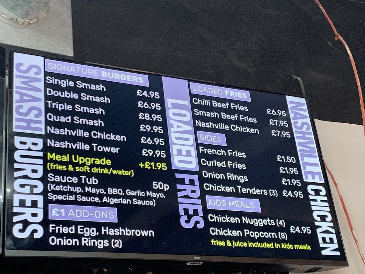 Shake ‘N’ Bake Photo Menu 2