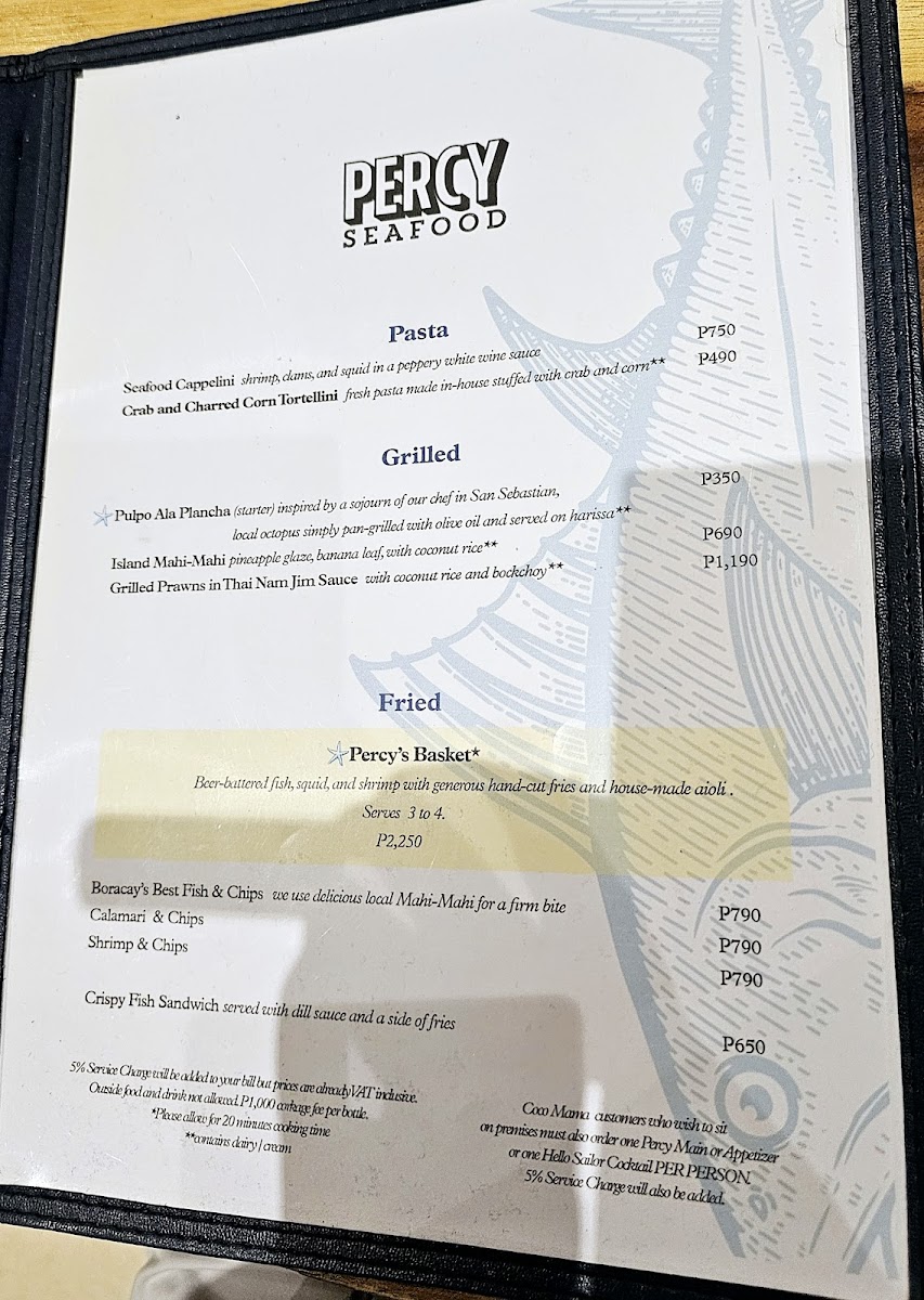 Percy Seafood Photo Menu 4