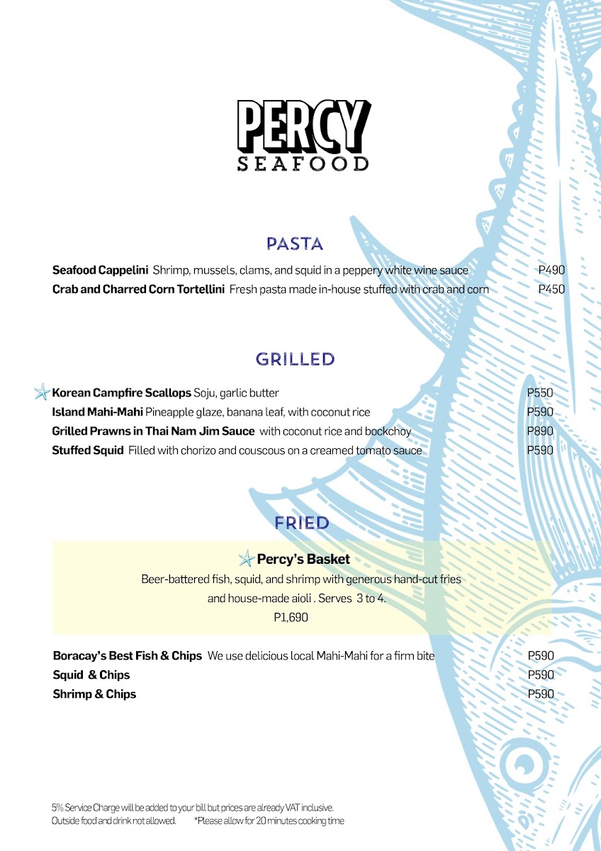 Percy Seafood Photo Menu 8