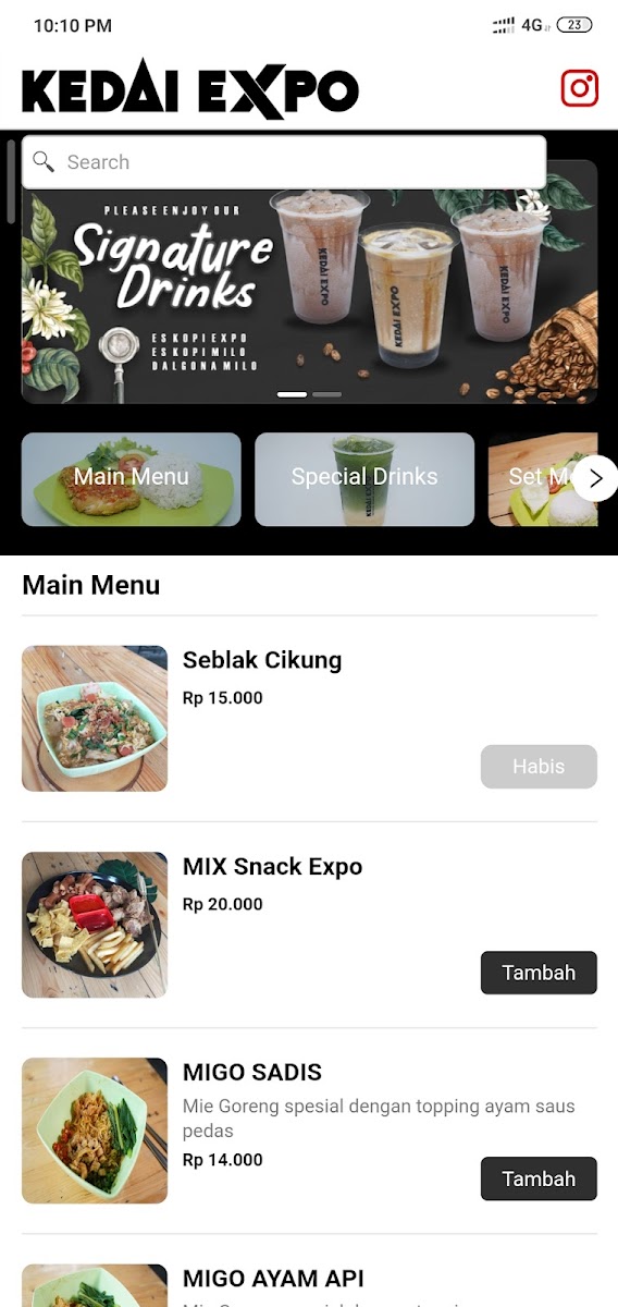 Kedai Expo Photo Menu 3