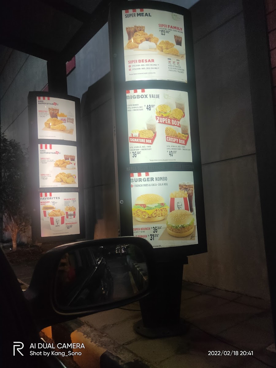 KFC Tanjungpinang Photo Menu 1