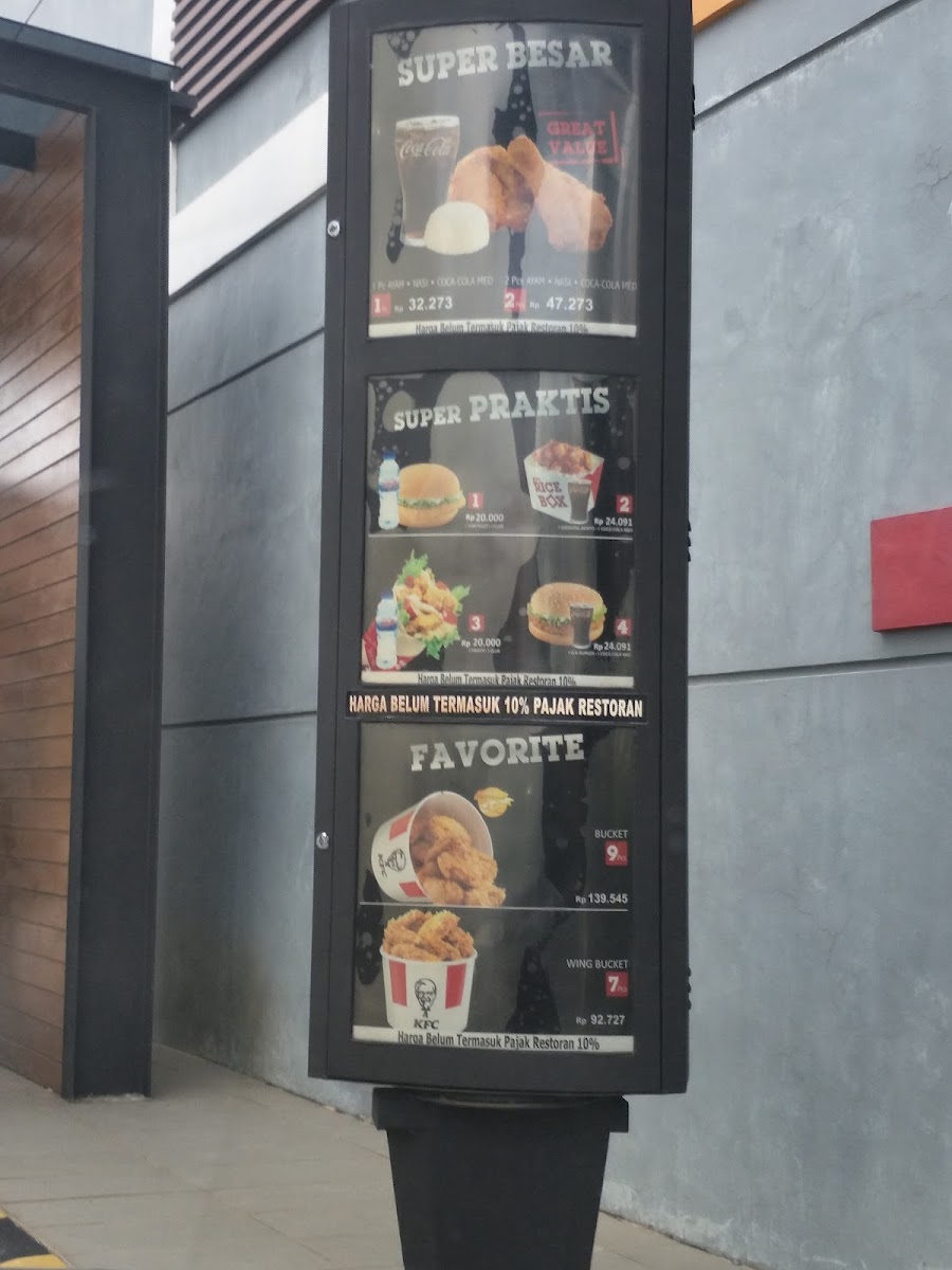 KFC Tanjungpinang Photo Menu 2