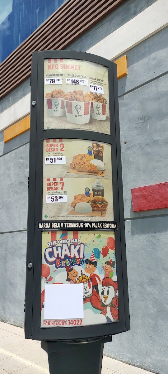 KFC Tanjungpinang Photo Menu 5