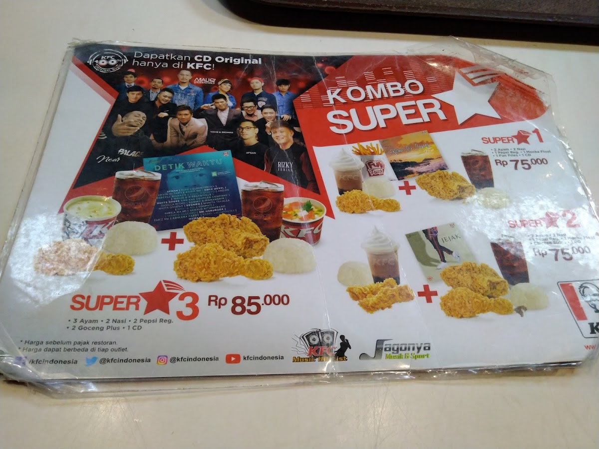 KFC Tanjungpinang Photo Menu 8