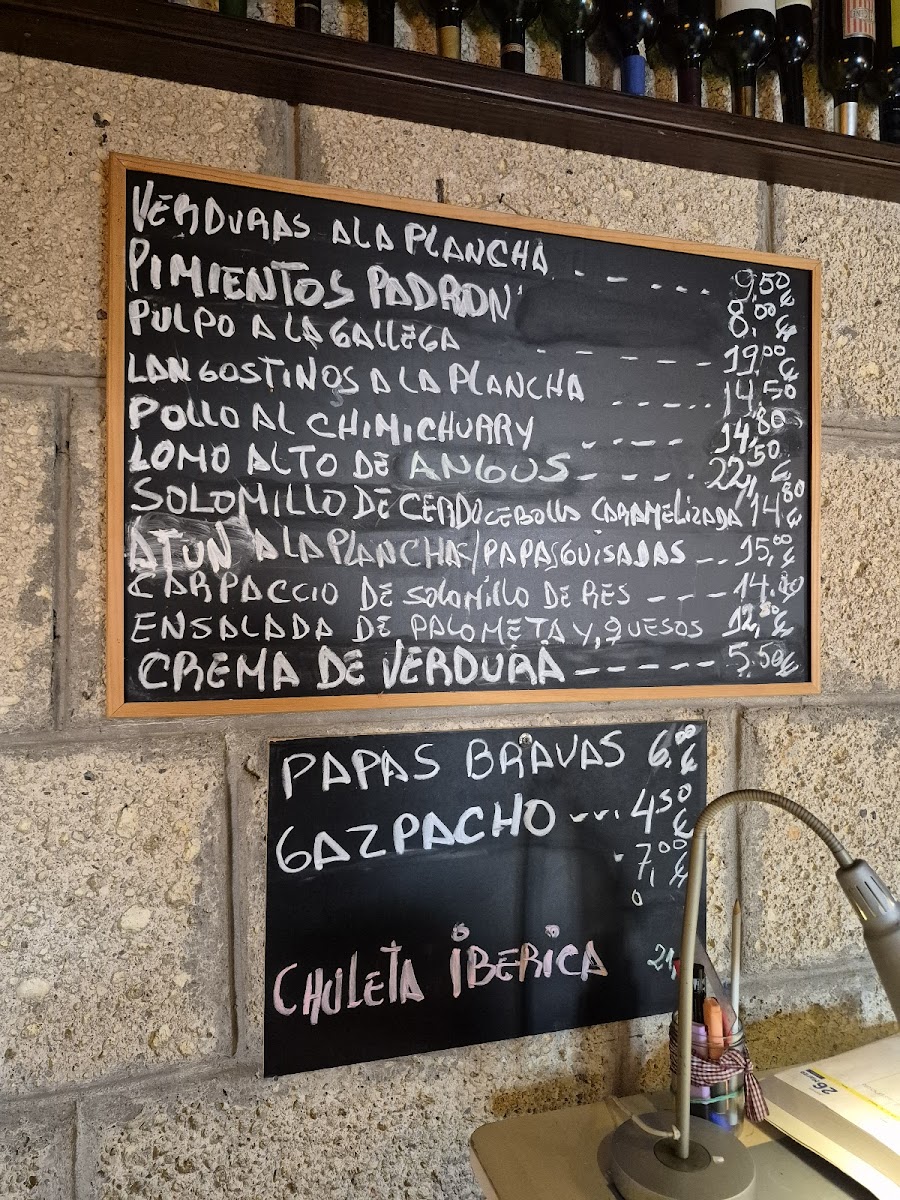 Restaurante Tasca La Cantera Photo Menu 2