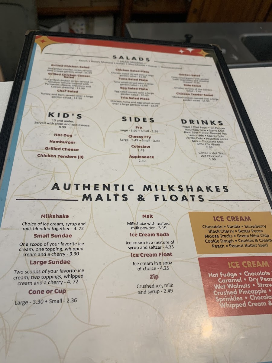 Rayne's Reef Soda Fountain & Grill Photo Menu 10