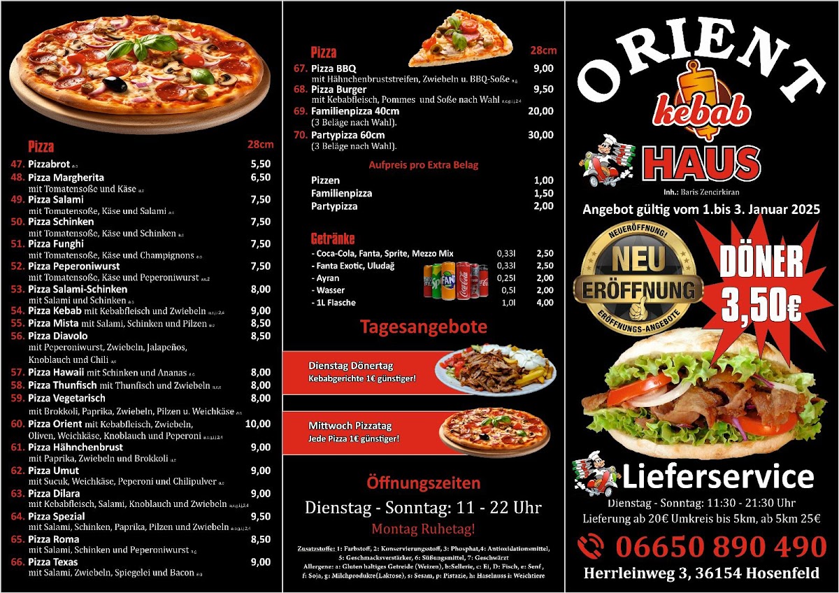 Orient Kebab Haus Photo Menu 1