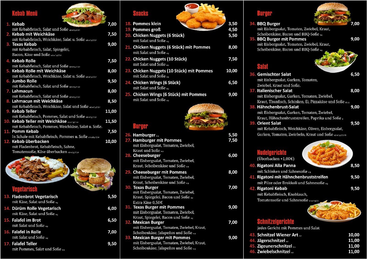 Orient Kebab Haus Photo Menu 2