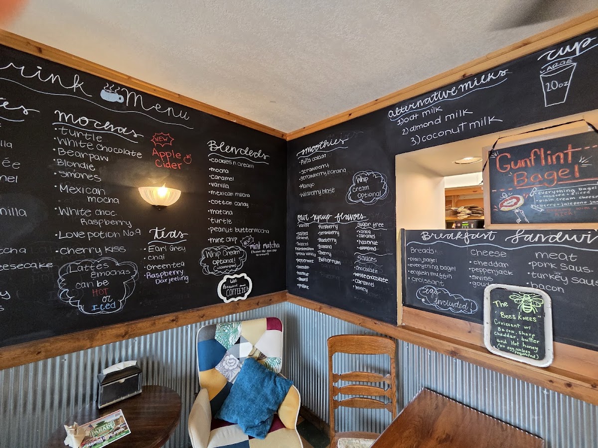 Crosslake Coffee Photo Menu 1