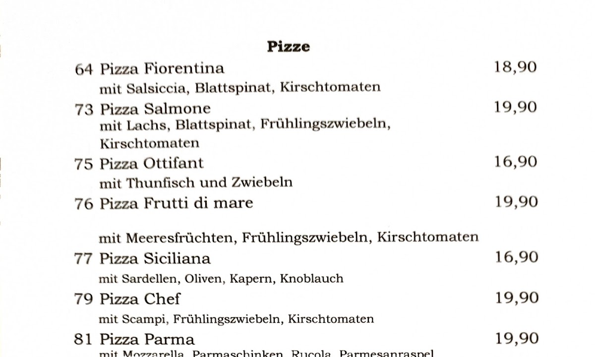 Pizzeria da Mario im Tennisheim Photo Menu 4