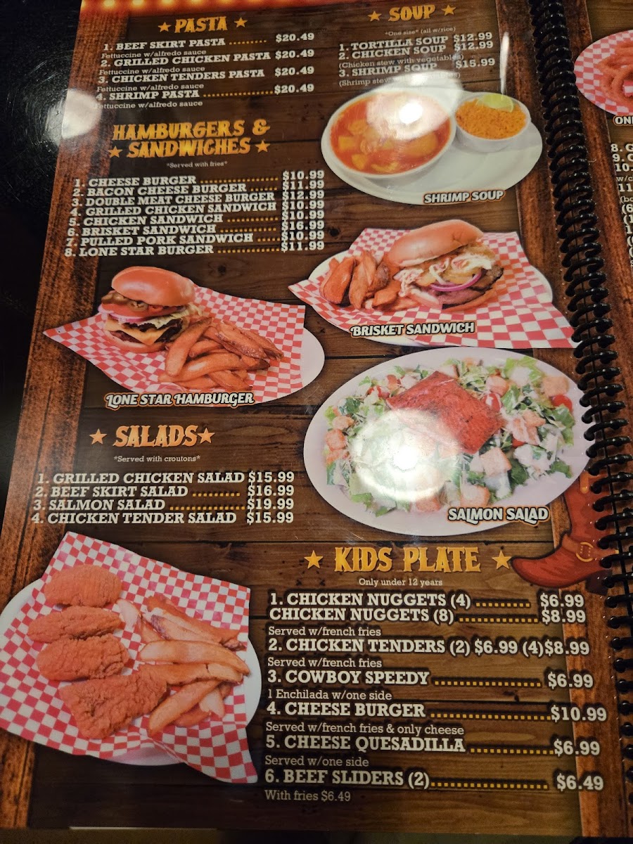 Lone Star Steakhouse Photo Menu 6