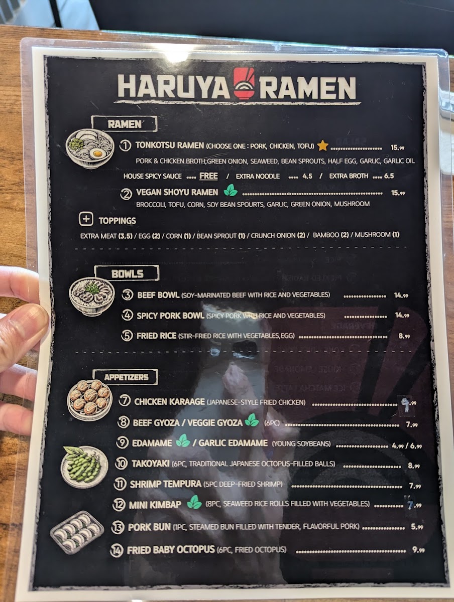 HARUYA RAMEN Photo Menu 4