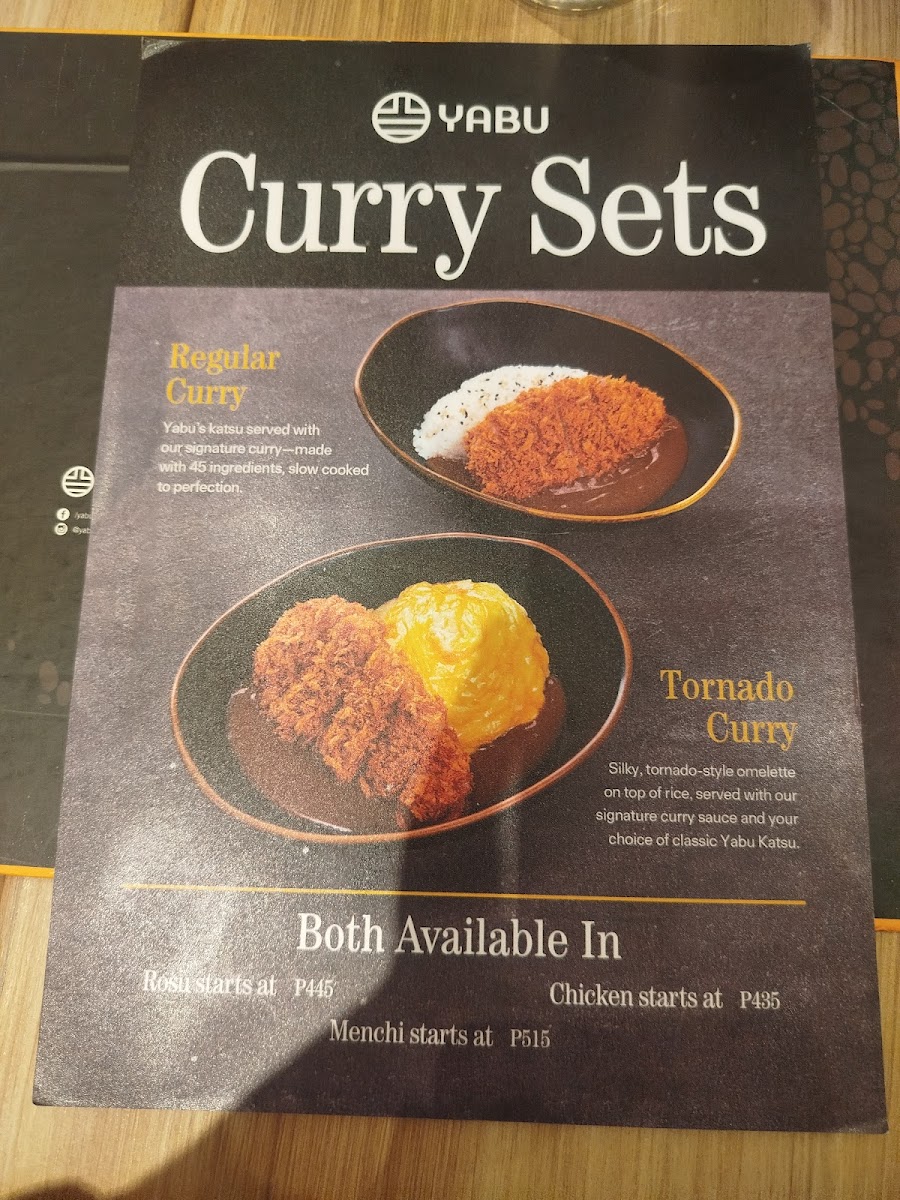 Yabu: House of Katsu Festival Mall Photo Menu 10