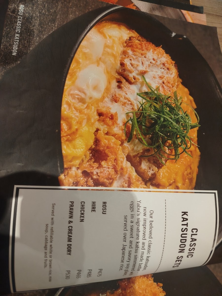 Yabu: House of Katsu Festival Mall Photo Menu 5