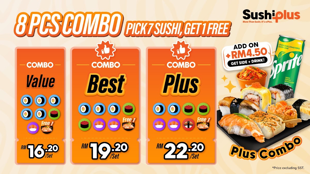 Sushi Plus • TRX Photo Menu 2