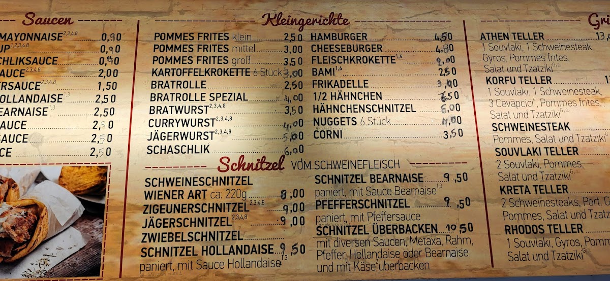 Nicos Grill Taverne Photo Menu 1