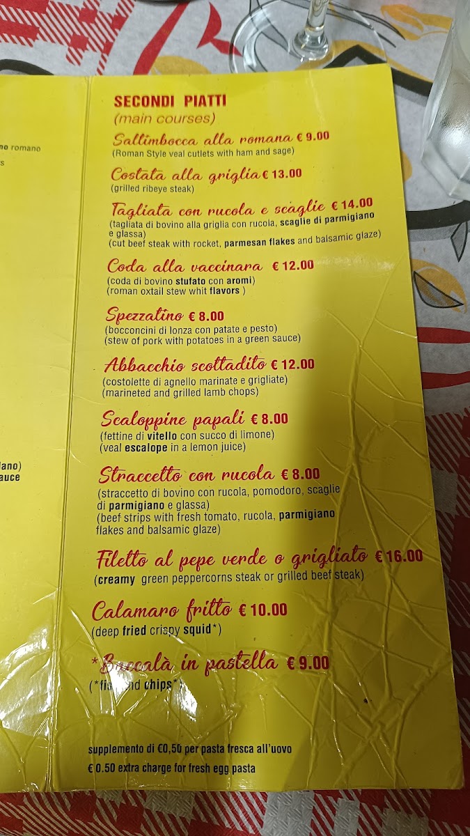 Trattoria Cacio e Pepe Photo Menu 3