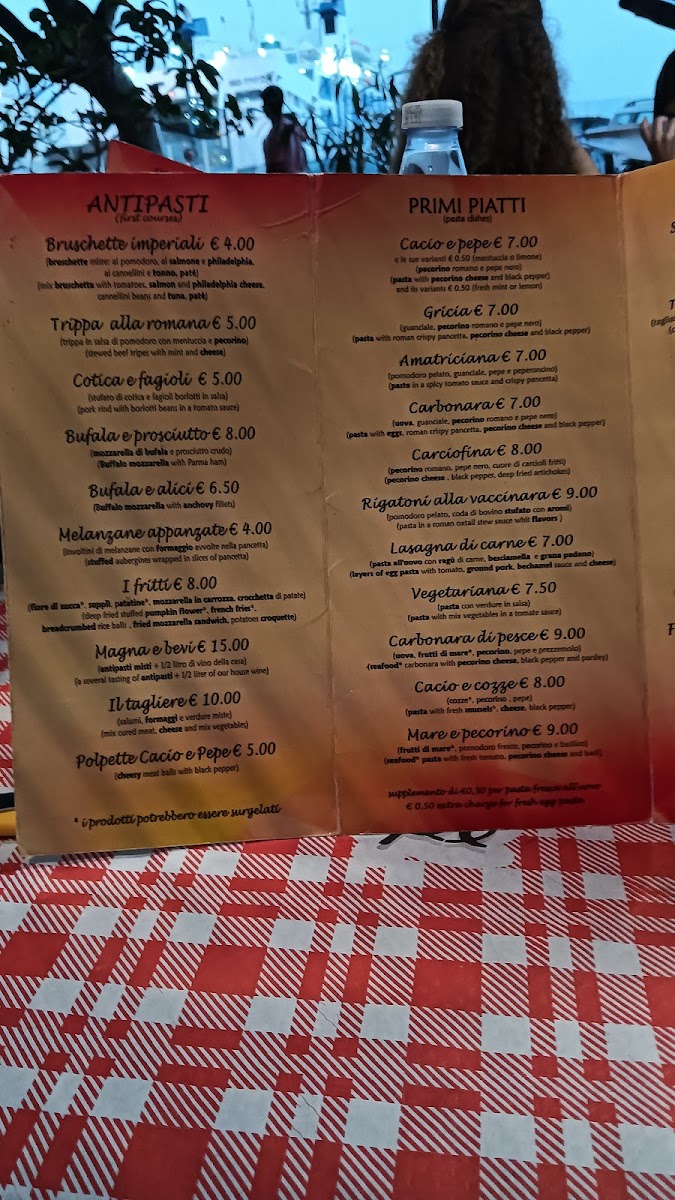 Trattoria Cacio e Pepe Photo Menu 5