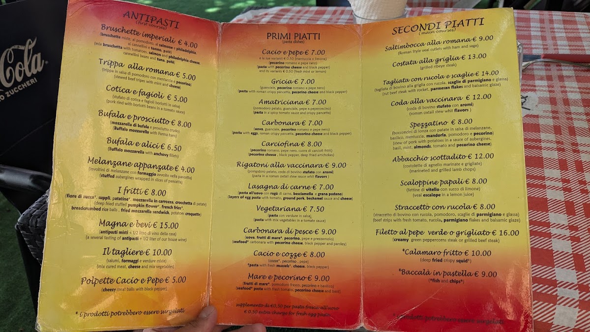 Trattoria Cacio e Pepe Photo Menu 6