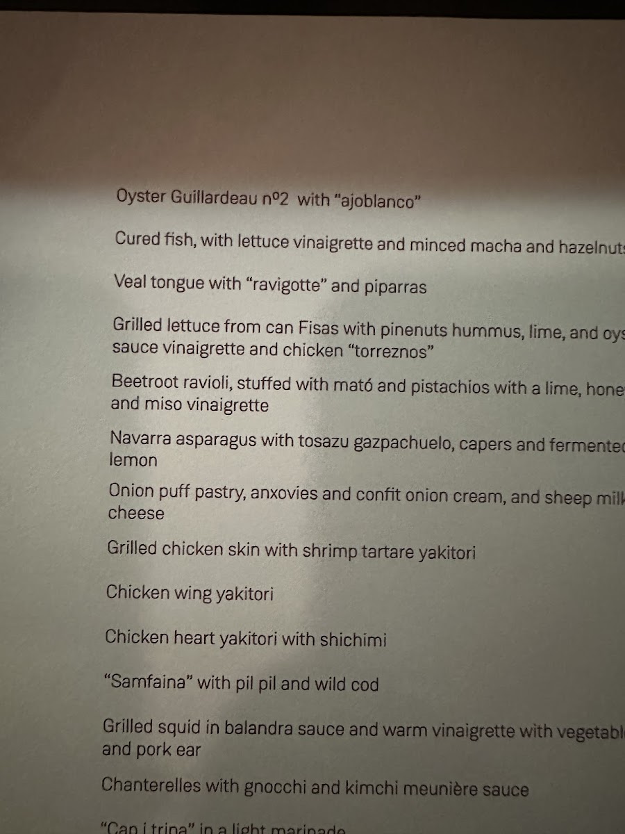 Suru Restaurant Photo Menu 1