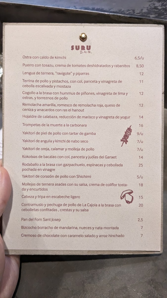 Suru Restaurant Photo Menu 8