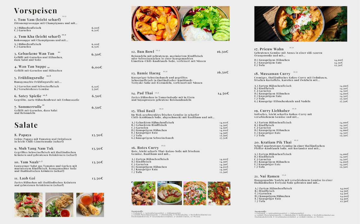 Nui Thai Kitchen Photo Menu 3