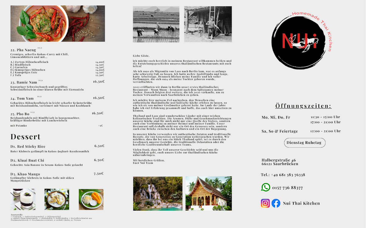 Nui Thai Kitchen Photo Menu 6