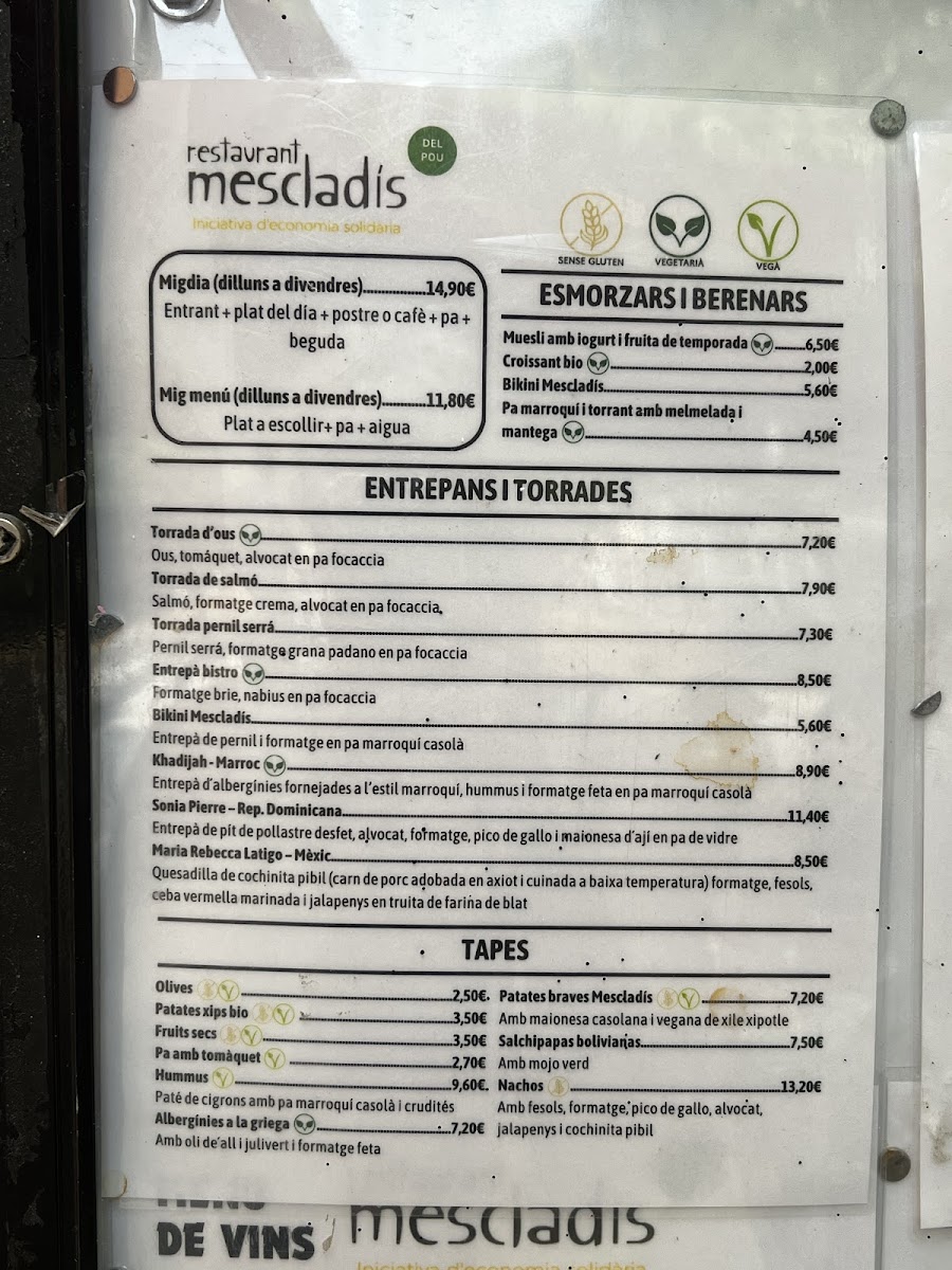 Espai Mescladis Photo Menu 1