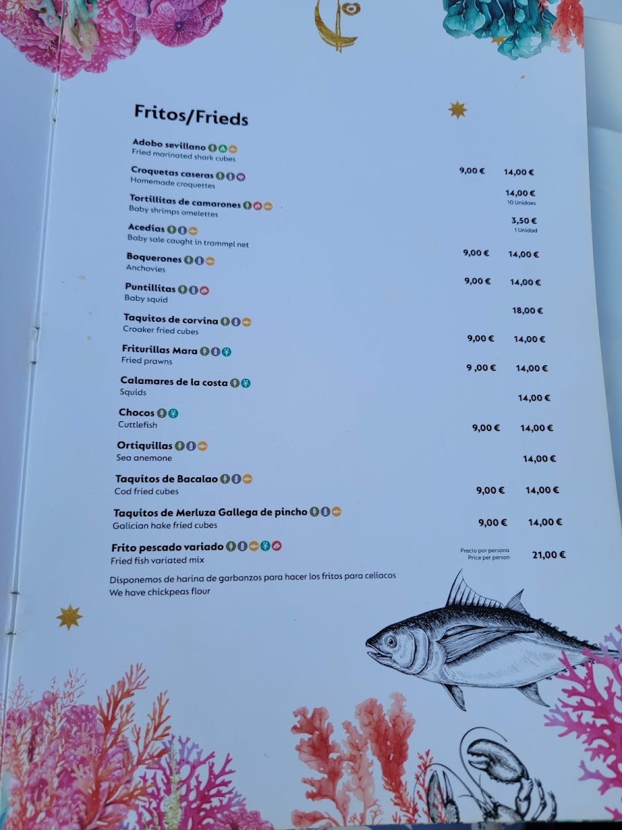 Restaurante MARA Sotogrande - Pto. Photo Menu 1