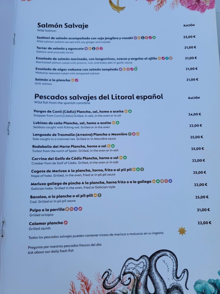 Restaurante MARA Sotogrande - Pto. Photo Menu 2