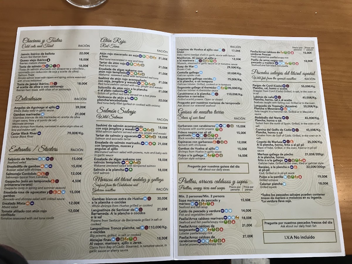 Restaurante MARA Sotogrande - Pto. Photo Menu 9