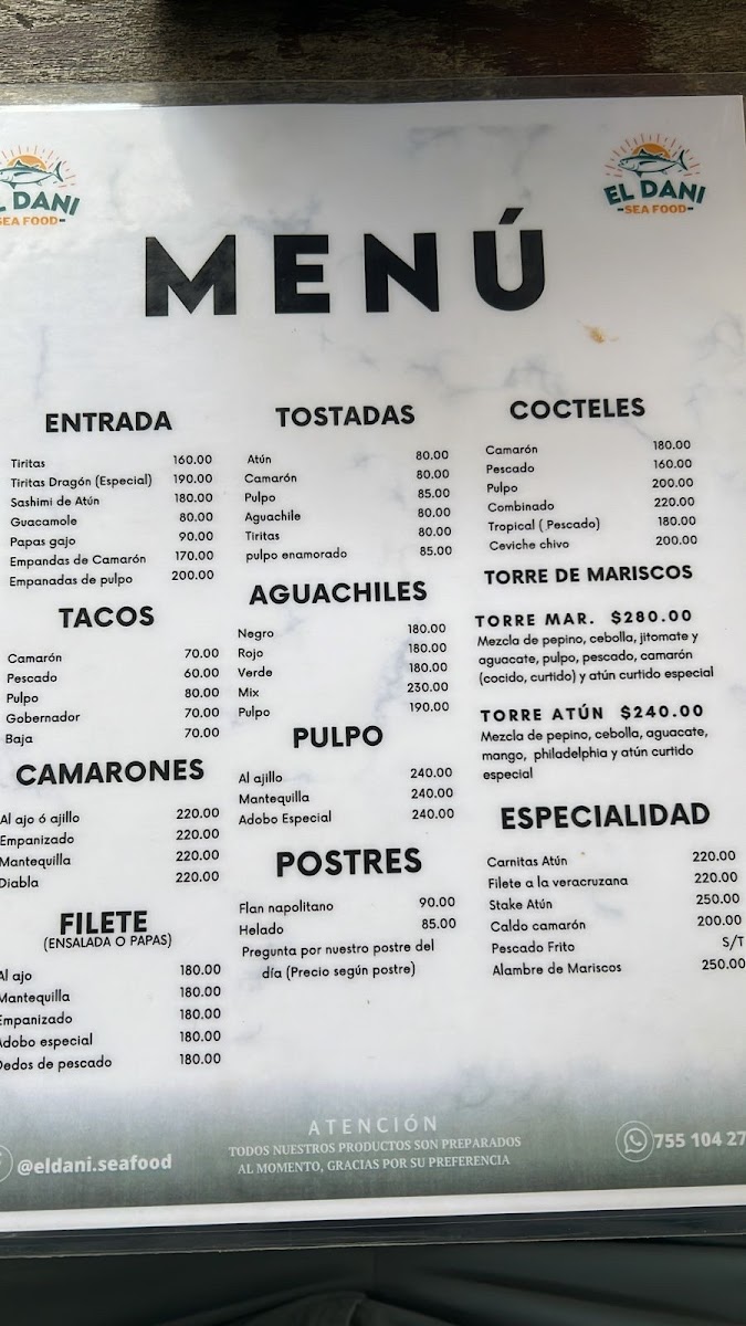 El Dani Sea Food Photo Menu 10