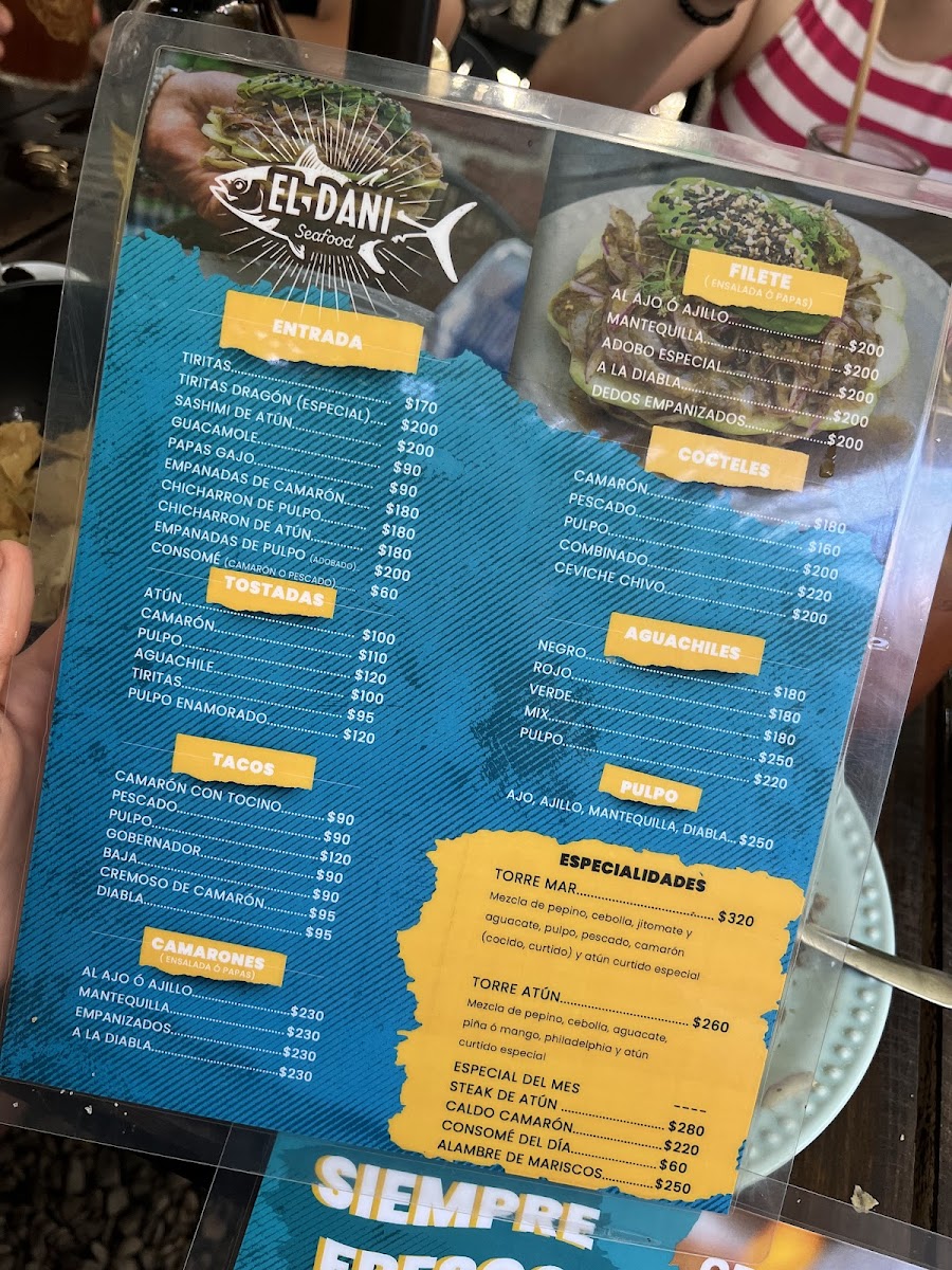 El Dani Sea Food Photo Menu 3