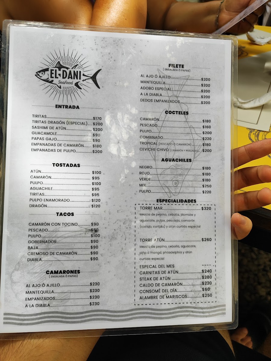 El Dani Sea Food Photo Menu 4