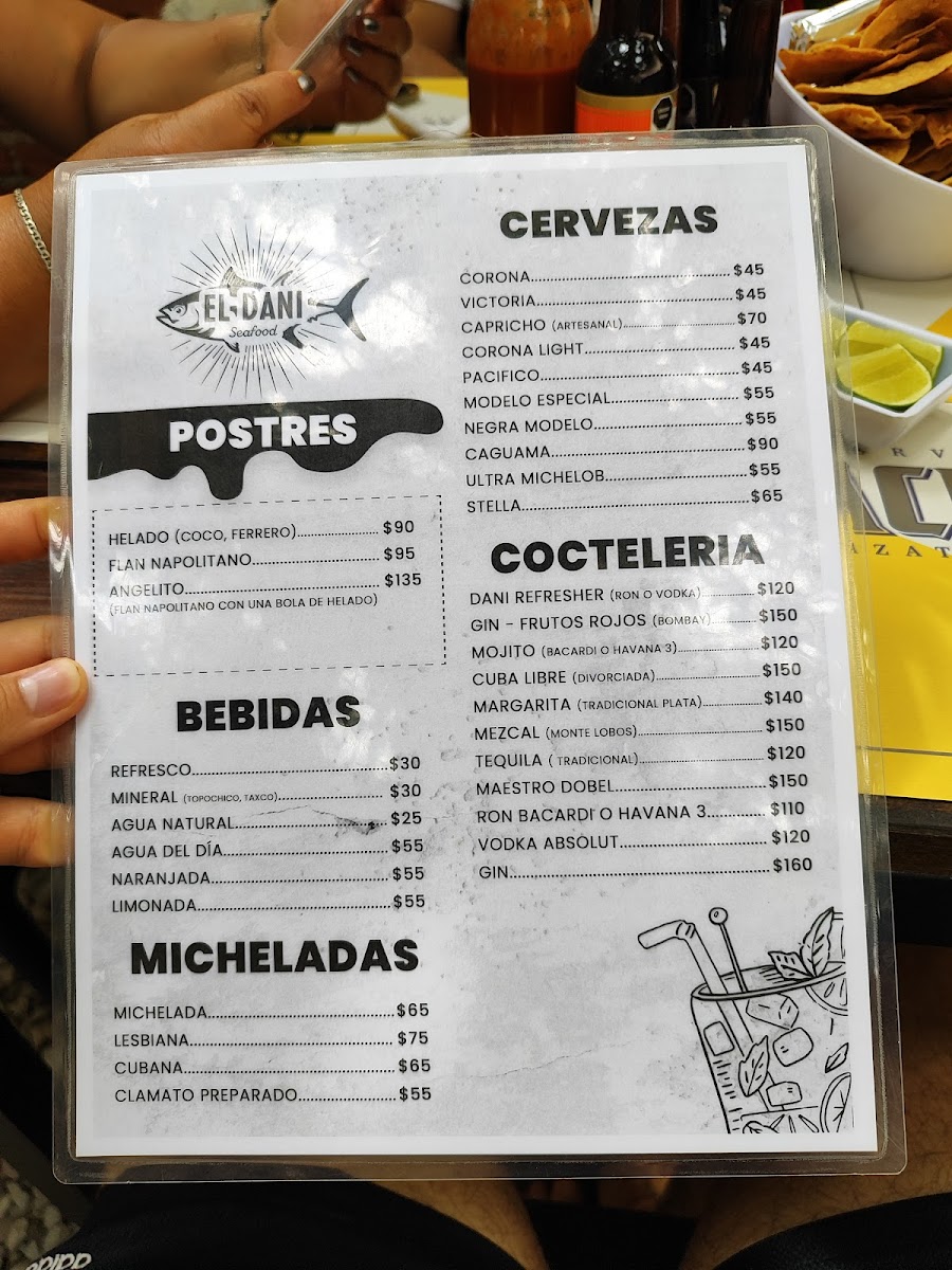 El Dani Sea Food Photo Menu 7