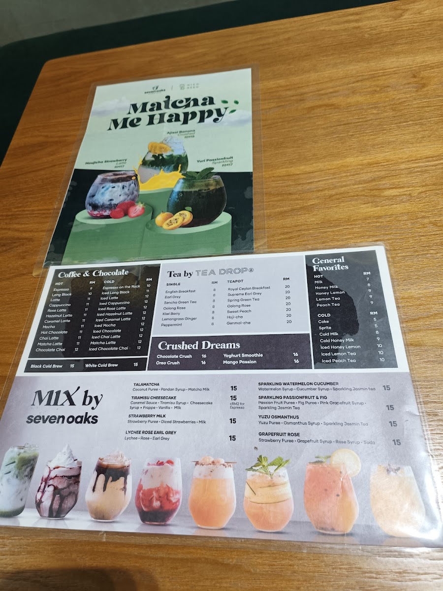 Seven Oaks Bakery Cafe Eco Botanic Photo Menu 4