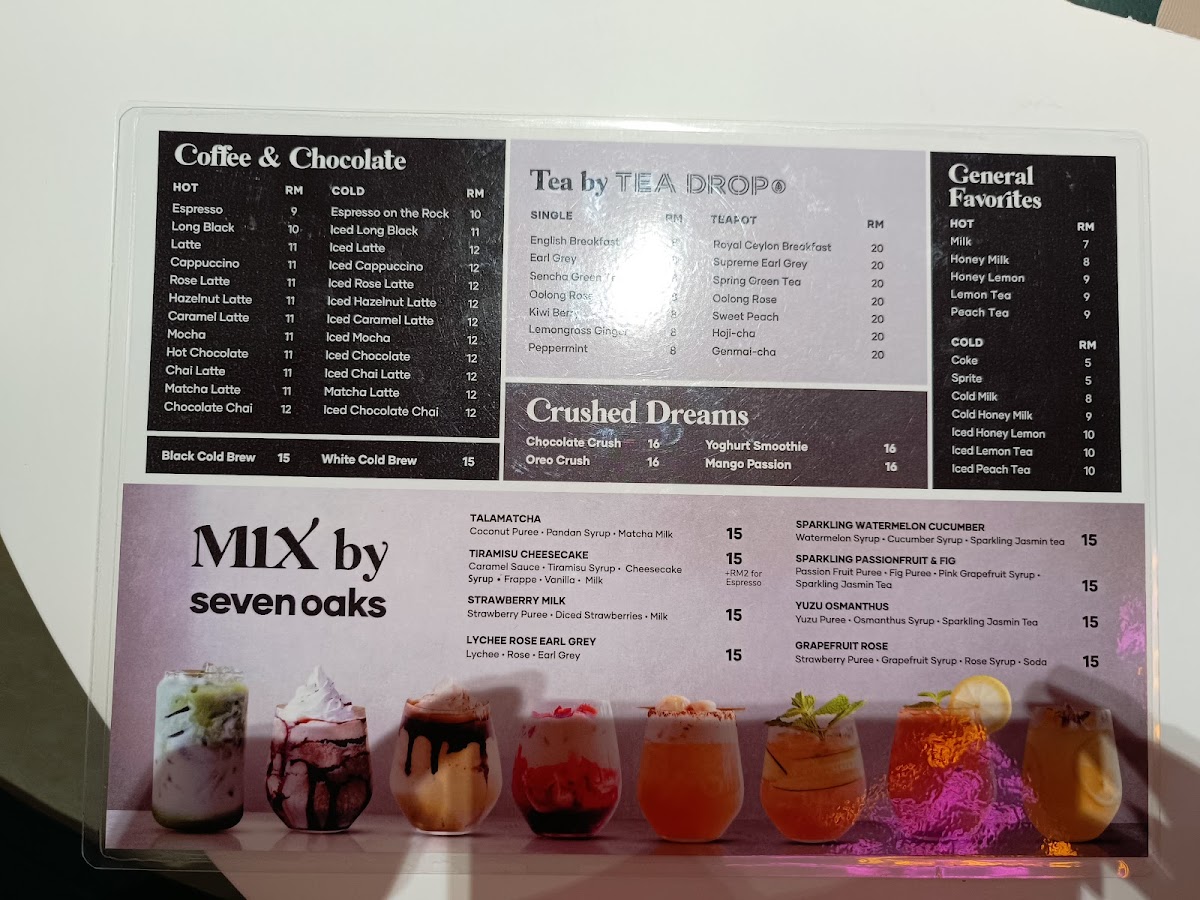 Seven Oaks Bakery Cafe Eco Botanic Photo Menu 5