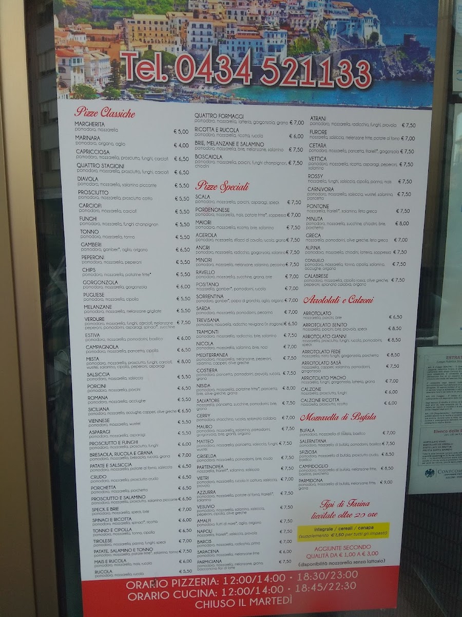 PIZZERIA AMALFI Photo Menu 10